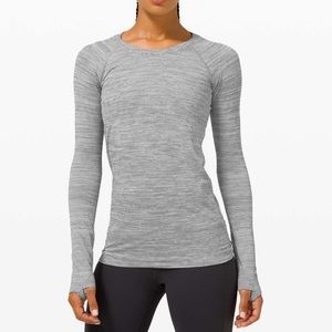 LLL - Swiftly Tech Long Sleeve 2.0 - Sz 6 - Wee Are From Space White